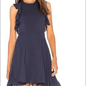 NWT BB Dakota Samantha ruffle dress in navy